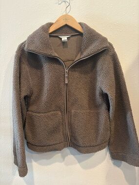 H&M Plush Teddy Fleece Jacket small